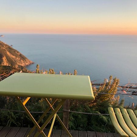 Refuge Uwabio Organic Vineyard Cinqueterre Villa Riomaggiore Exteriör bild