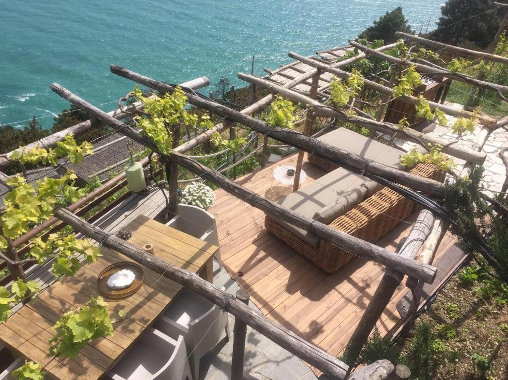 Refuge Uwabio Organic Vineyard Cinqueterre Villa Riomaggiore Exteriör bild