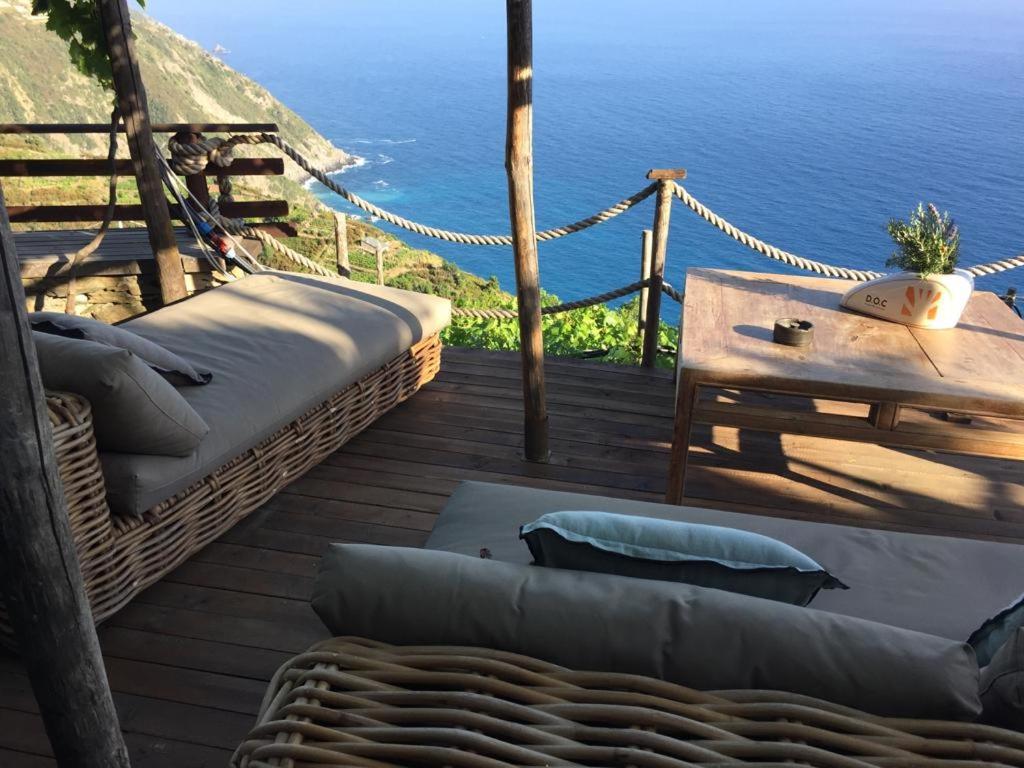 Refuge Uwabio Organic Vineyard Cinqueterre Villa Riomaggiore Exteriör bild