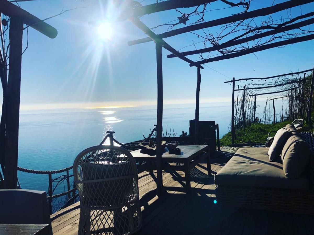 Refuge Uwabio Organic Vineyard Cinqueterre Villa Riomaggiore Exteriör bild
