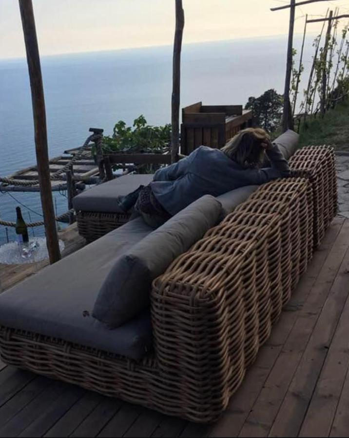 Refuge Uwabio Organic Vineyard Cinqueterre Villa Riomaggiore Exteriör bild