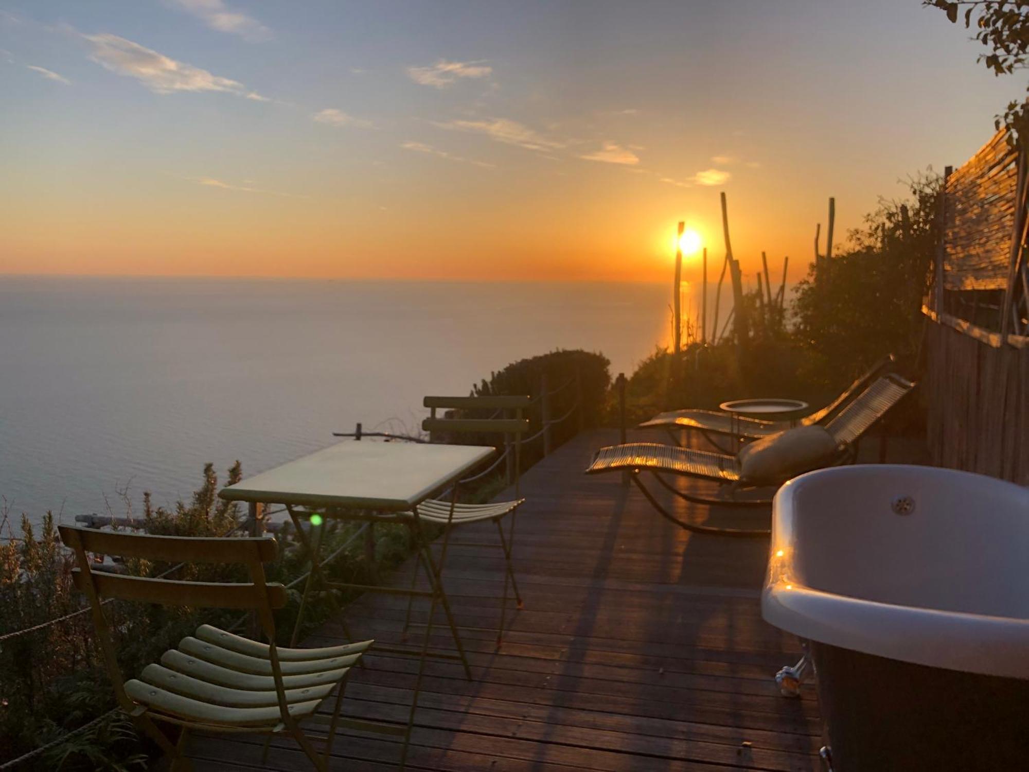 Refuge Uwabio Organic Vineyard Cinqueterre Villa Riomaggiore Exteriör bild